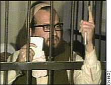Ayman al-Zawhari in Cairo court cell